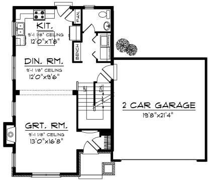 House Plan House Plan #20156 Drawing 1