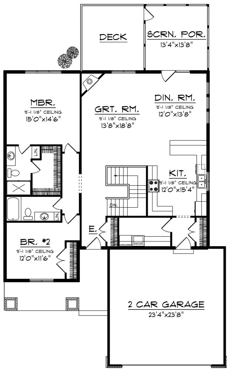 House Plan House Plan #20159 Drawing 1