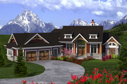 House Plan House Plan #20161 Front Elevation 