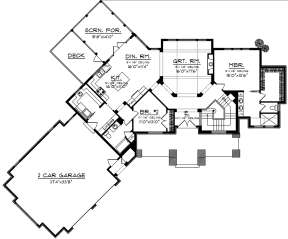 Main Floor for House Plan #1020-00168