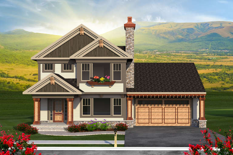 Northwest House Plan #1020-00170 Elevation Photo