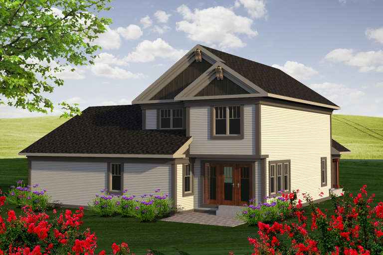 Northwest House Plan #1020-00170 Elevation Photo
