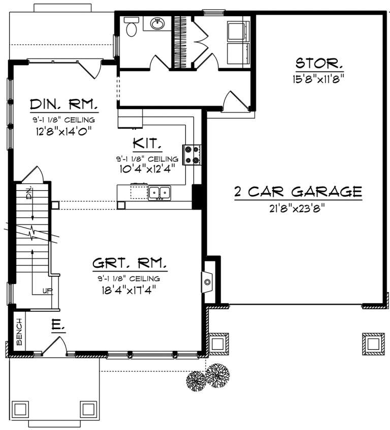 House Plan House Plan #20163 Drawing 1