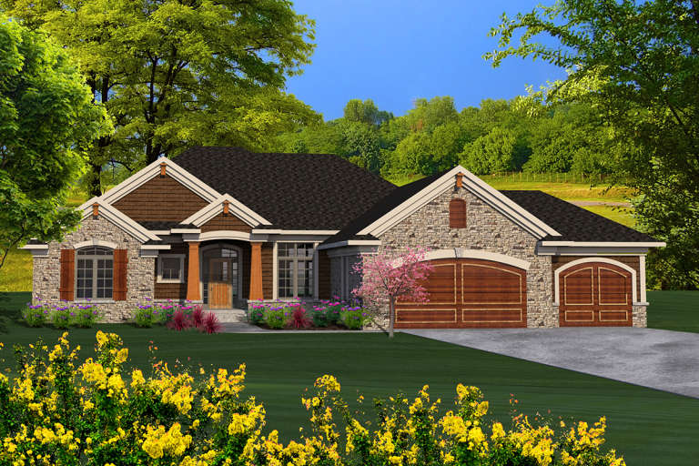 House Plan House Plan #20164 Front Elevation 