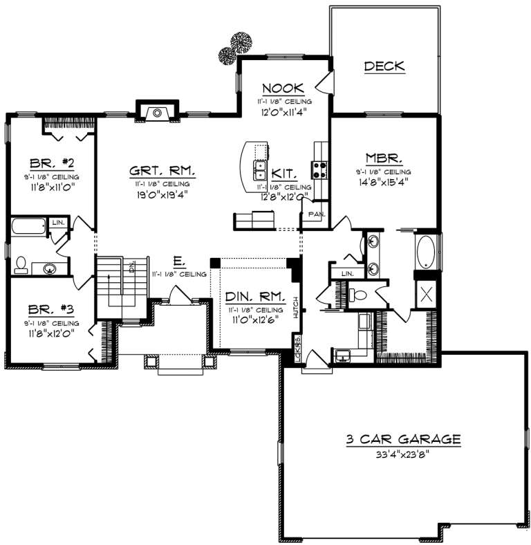 House Plan House Plan #20164 Drawing 1