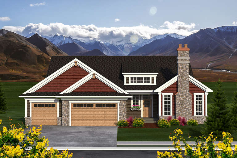 House Plan House Plan #20165 Front Elevation 