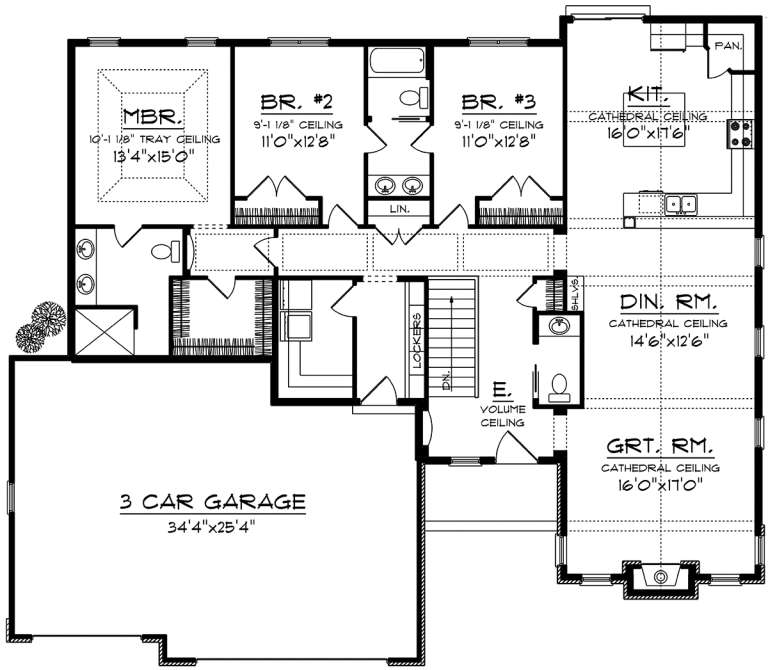House Plan House Plan #20165 Drawing 1