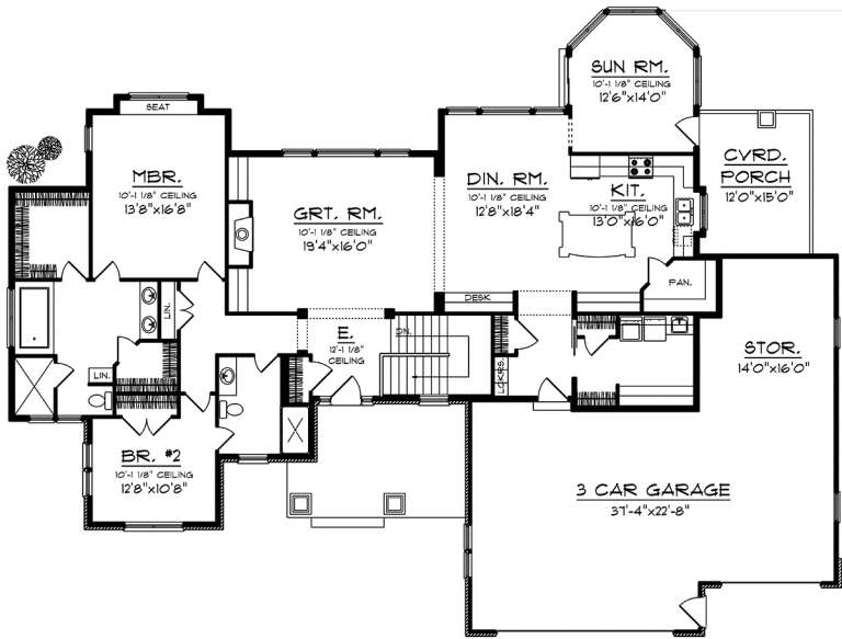 House Plan House Plan #20167 Drawing 1