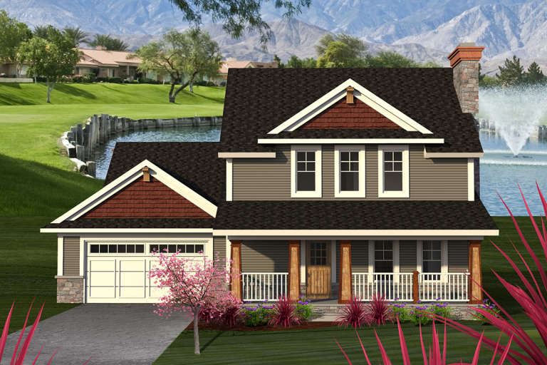 House Plan House Plan #20169 Front Elevation 