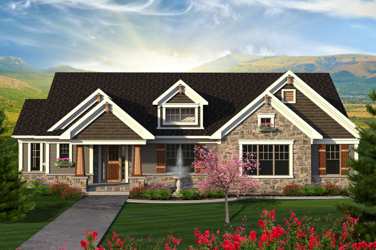 House Plan House Plan #20171 Front Elevation 