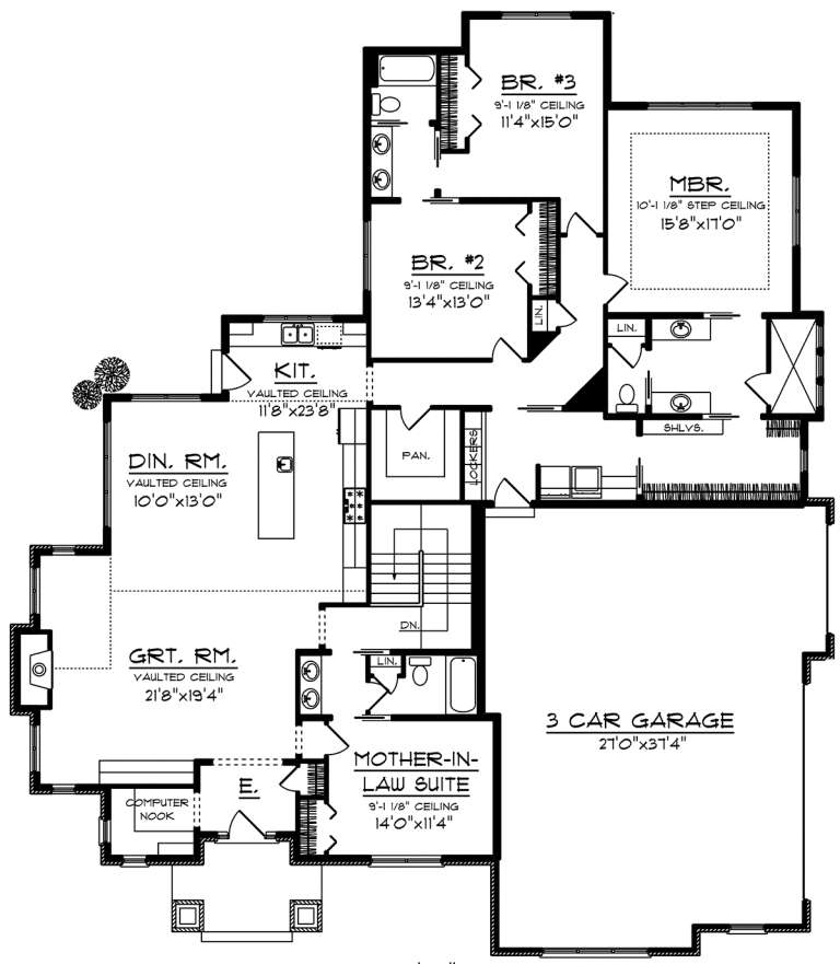 House Plan House Plan #20171 Drawing 1