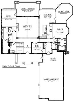 Main Floor for House Plan #1020-00179