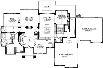 Main Floor for House Plan #1020-00182