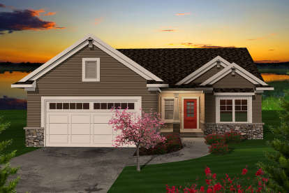 Craftsman House Plan #1020-00184 Elevation Photo