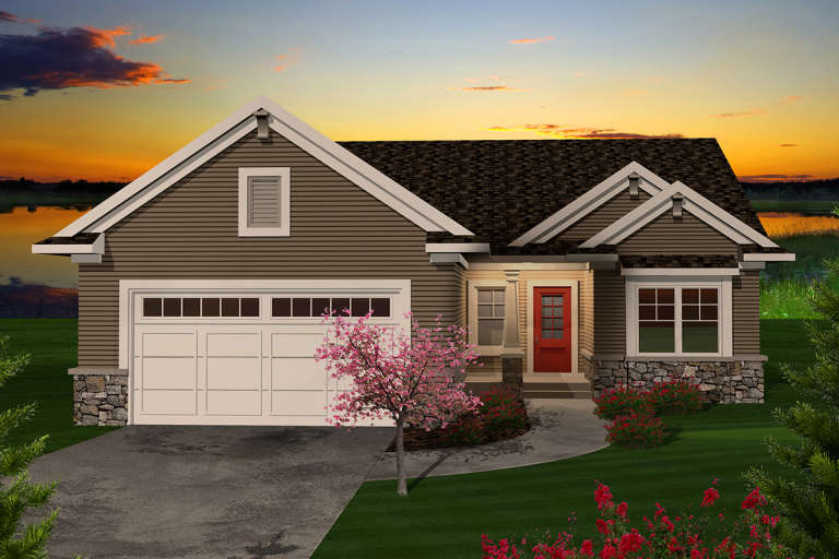 House Plan House Plan #20177 Front Elevation 