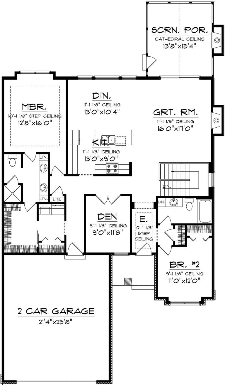 House Plan House Plan #20177 Drawing 1