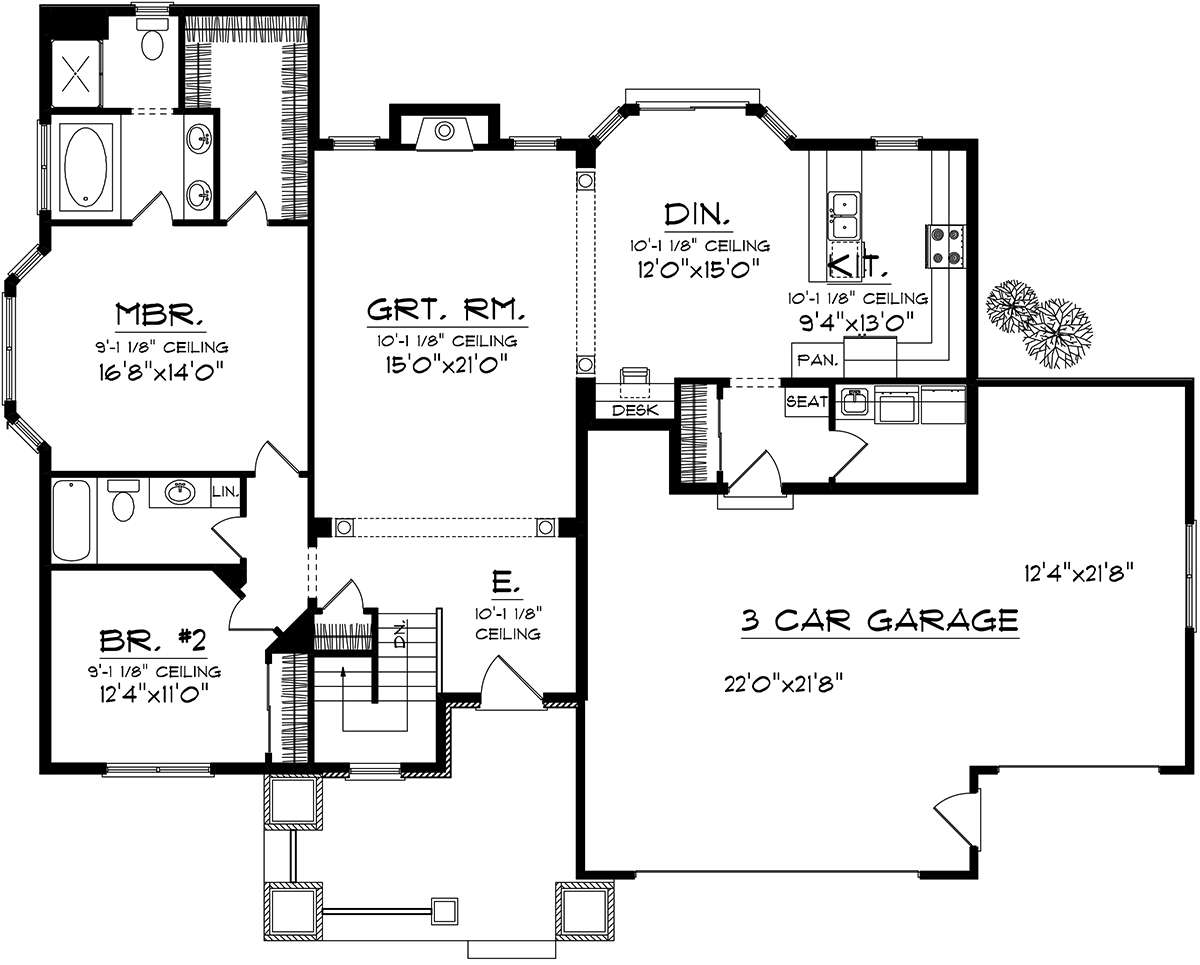 Main Floor for House Plan #1020-00185