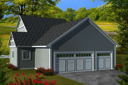 European House Plan #1020-00186 Elevation Photo