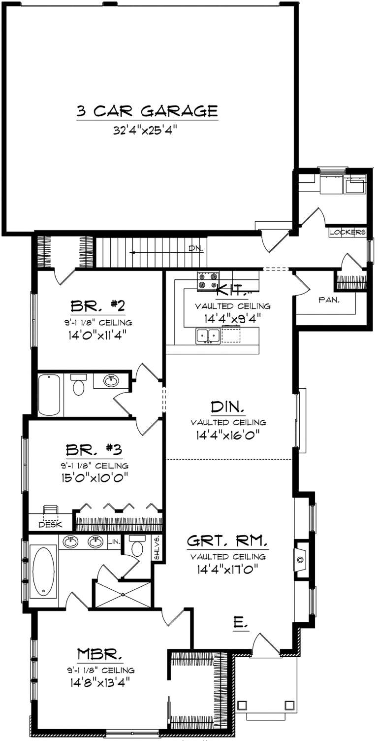 House Plan House Plan #20179 Drawing 1