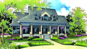 Traditional House Plan #048-00198 Elevation Photo