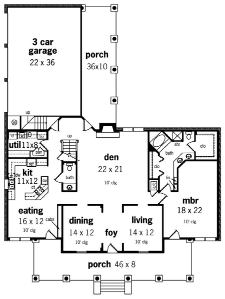 House Plan House Plan #2018 Drawing 1