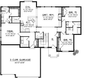 Main Floor for House Plan #1020-00189