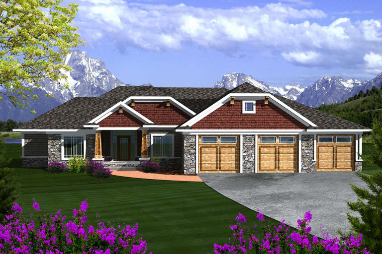 House Plan House Plan #20184 Front Elevation 