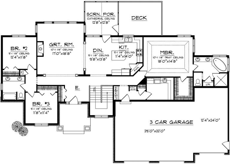 House Plan House Plan #20184 Drawing 1