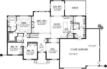 Main Floor for House Plan #1020-00194
