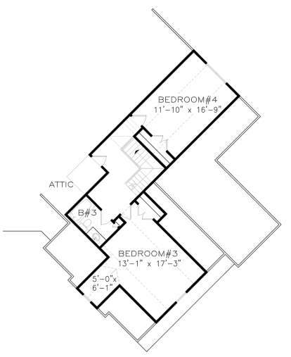 Second Floor for House Plan #699-00107