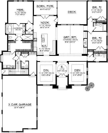 Main Floor for House Plan #1020-00199