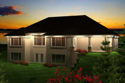 European House Plan #1020-00201 Elevation Photo