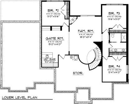 Basement for House Plan #1020-00201