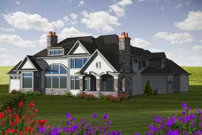 French Country House Plan #1020-00202 Elevation Photo