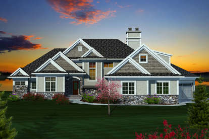 Craftsman House Plan #1020-00203 Elevation Photo