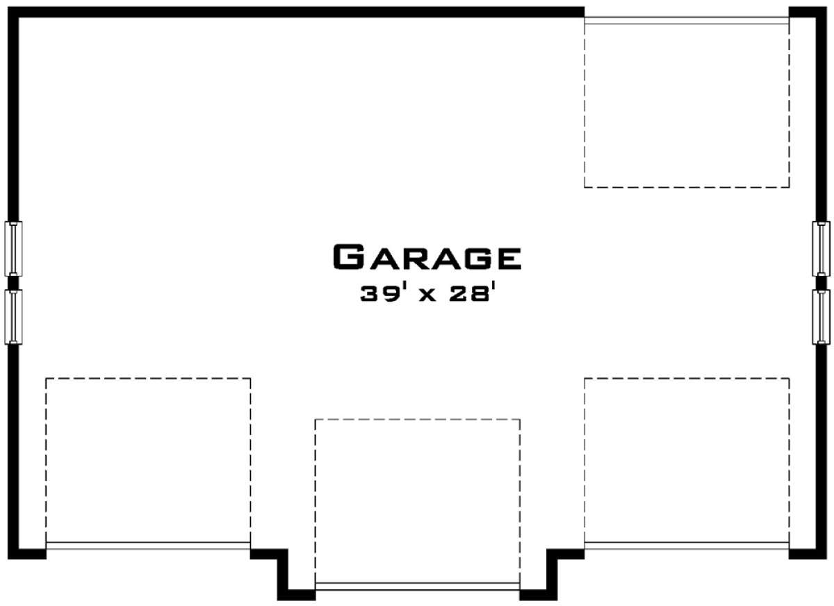 Detached Garage for House Plan #028-00041