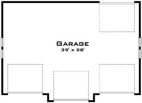 Detached Garage for House Plan #028-00041