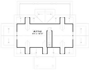Attic Storage  for House Plan #028-00041