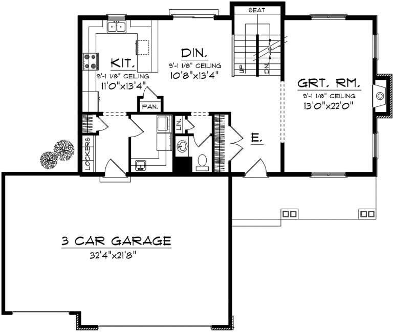 House Plan House Plan #20200 Drawing 1