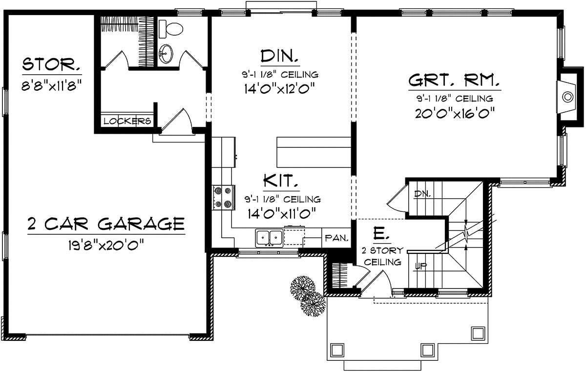 Main Floor for House Plan #1020-00206