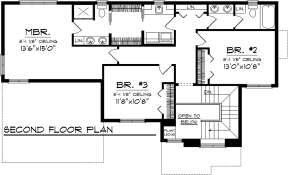 Second Floor for House Plan #1020-00206