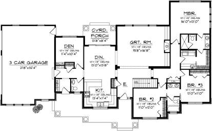 Main Floor for House Plan #1020-00208