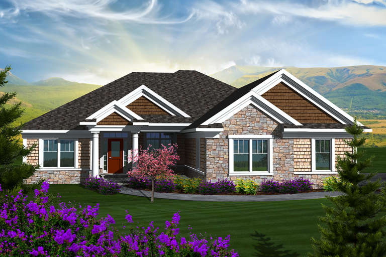House Plan House Plan #20204 Front Elevation 