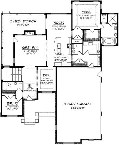 Main Floor for House Plan #1020-00209