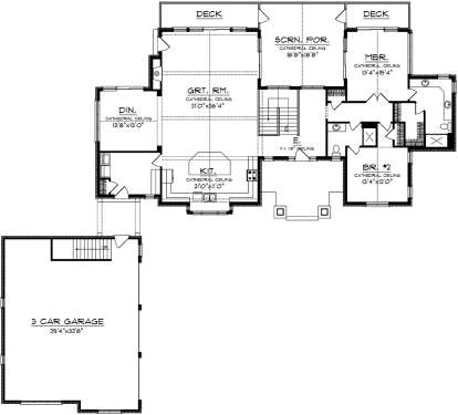 Main Floor for House Plan #1020-00210