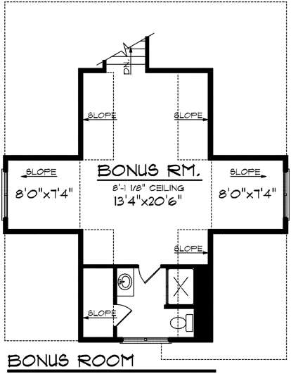 Bonus Room for House Plan #1020-00210