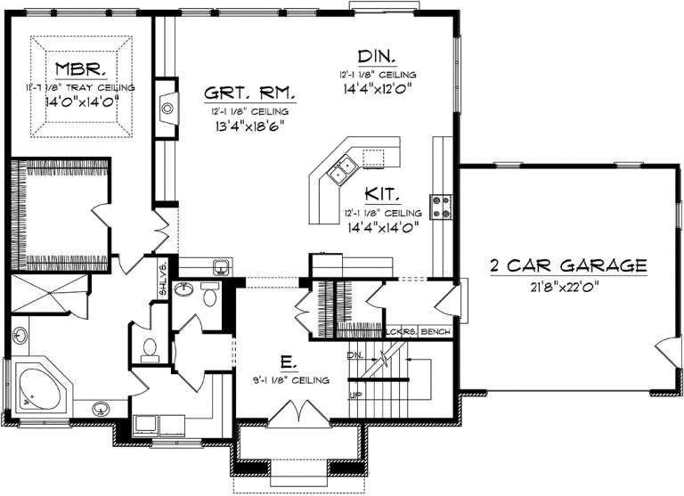 House Plan House Plan #20208 Drawing 1