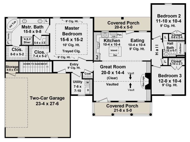 House Plan House Plan #20209 Drawing 1