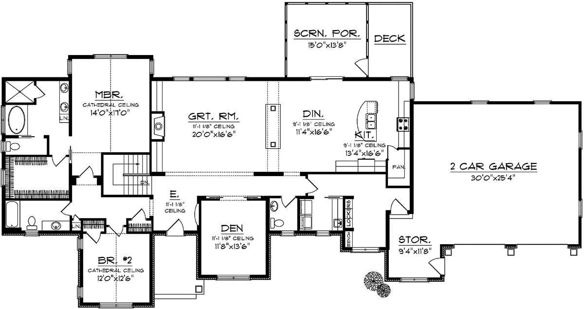 Main Floor for House Plan #1020-00213