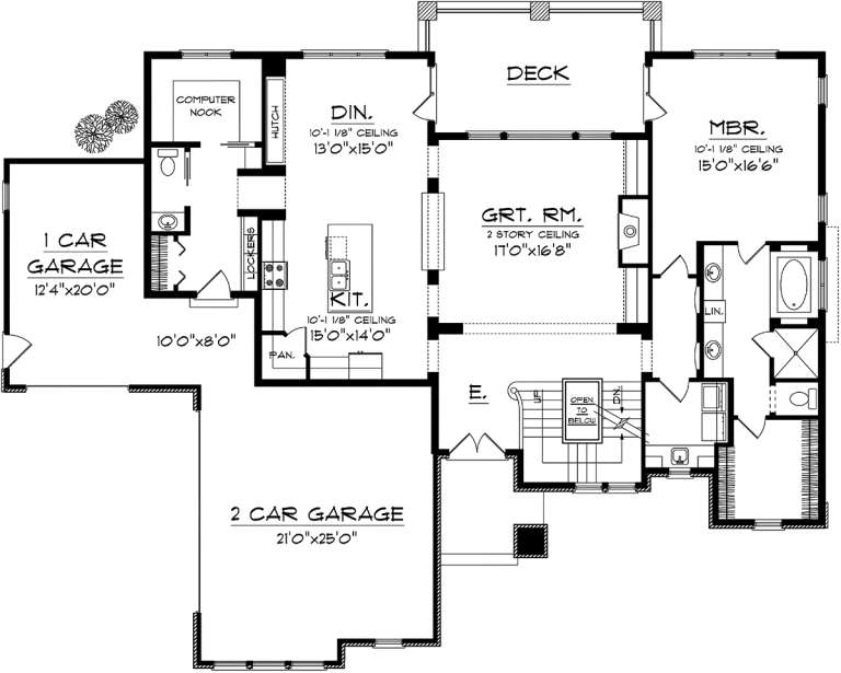 House Plan House Plan #20211 Drawing 1